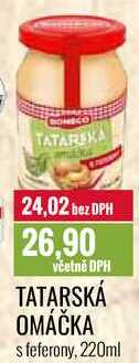 TATARSKÁ OMÁČKA s feferony, 220ml 