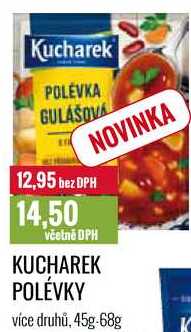 KUCHAREK POLÉVKY 45g-68g 