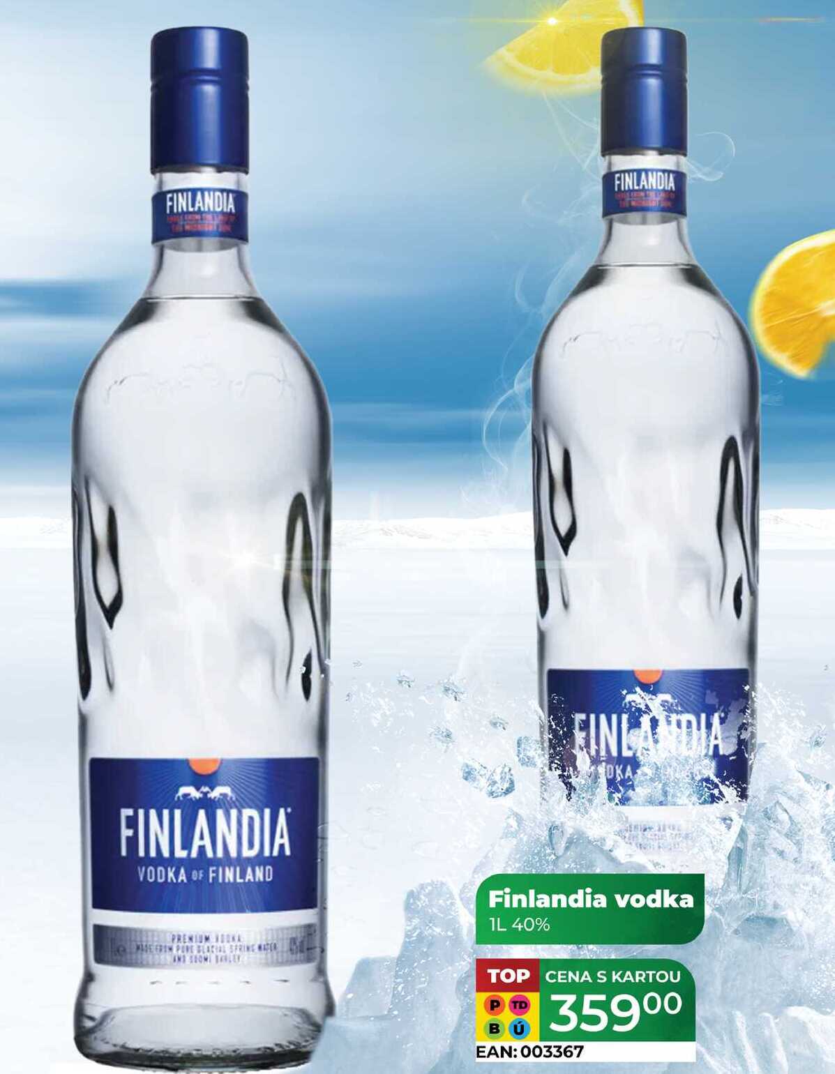 Finlandia vodka 1L 40% 