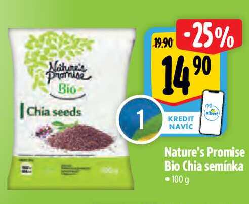   Nature's Promise Bio Chia semínka 100 g 