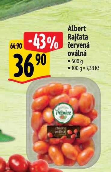   Albert Rajčata červená oválná 500 g  