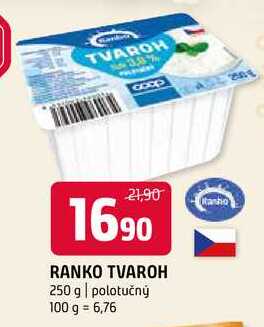 Ranko tvaroh 250g 