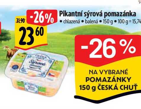   Pikantní sýrová pomazánka 150 g