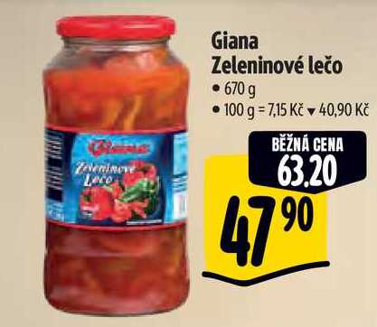  Giana Zeleninové lečo • 670 g 