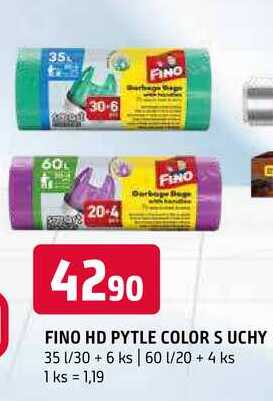 Fino hd pytle color s uchy 35l 30 + 6 ks 60l 20 + 4 ks 