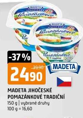 Madeta Jihočeské pomazánkové tradiční 150g