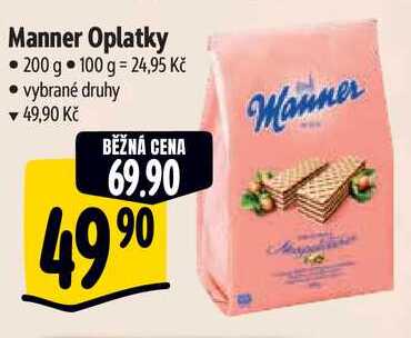 Manner Oplatky, 200 g