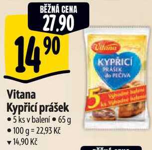 Vitana Kypřicí prášek, 65 g 