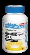 NatureVia® Vitamin D3-Efekt 1000 I.U. 90 tablet