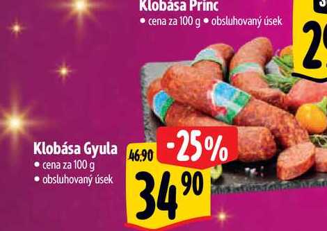   Klobása Gyula  100 g