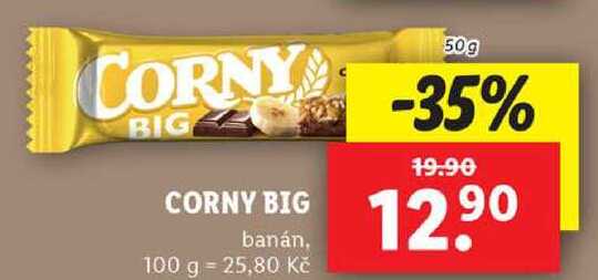 CORNY BIG banán, 50 g