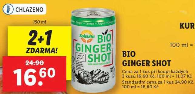 BIO GINGER SHOT, 150 ml