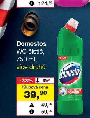 Domestos WC čistič, 750 ml