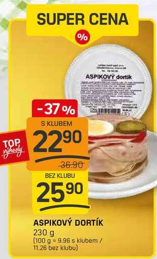 ASPIKOVÝ DORTÍK 230 g 