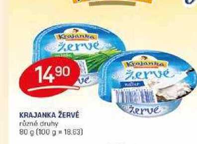 KRAJANKA ŽERVÉ různé druhy 80 g 