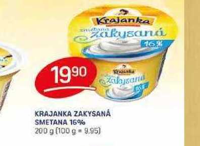 KRAJANKA ZAKYSANÁ SMETANA 16% 200 g