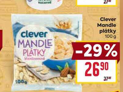 Clever Mandle plátky 100 g