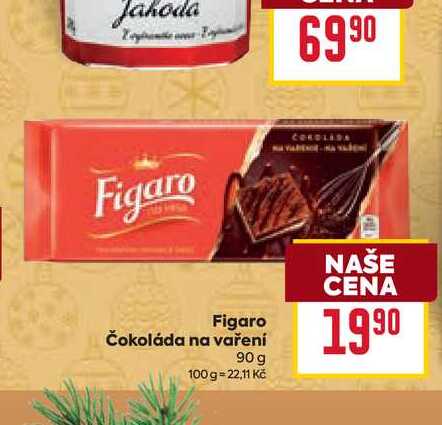 Figaro čokoláda na vaření 90g