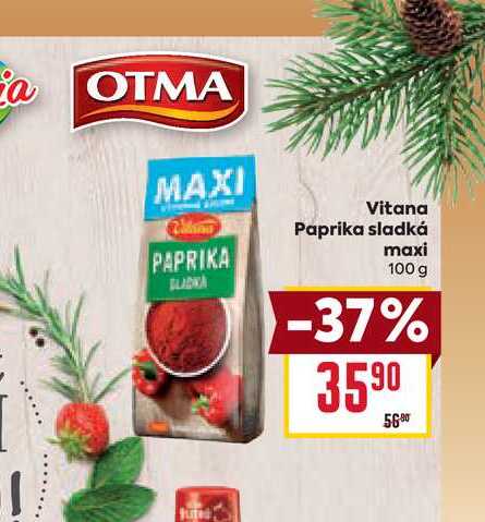 Vitana Paprika sladká maxi 100g