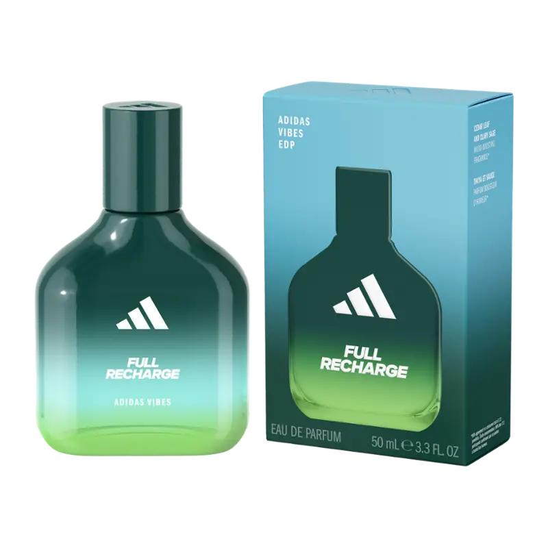 adidas Full Recharge parfémovaná voda pro muže, 50 ml