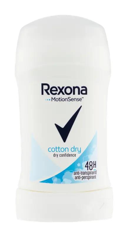 Rexona Antiperspirant tuhý pro ženy Cotton Dry, 40 ml