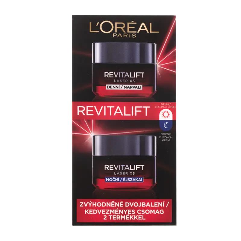 L'Oréal Pleťový krém denní a noční Duopack Revitalift Laser X3, 100 ml