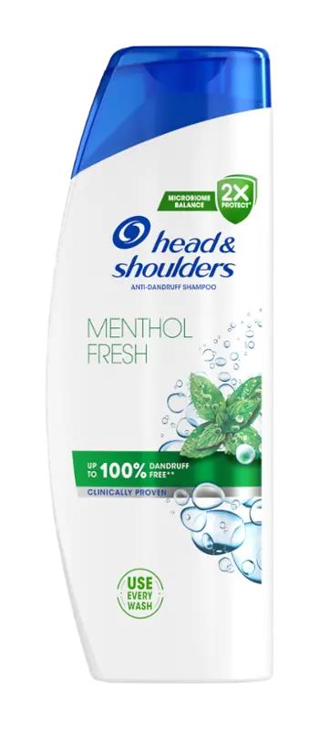 Head & Shoulders Šampon Menthol Fresh proti lupům, 400 ml