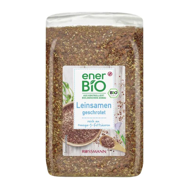 enerBiO Lněná semínka drcená, 400 g