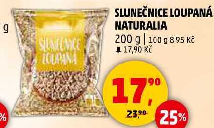 SLUNEČNICE LOUPANÁ NATURALIA, 200 g 