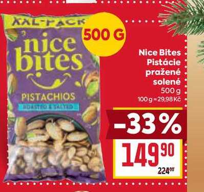 Nice Bites Pistácie pražené solené 500 g