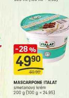 MASCARPONE ITALAT smetanový krém 200 g