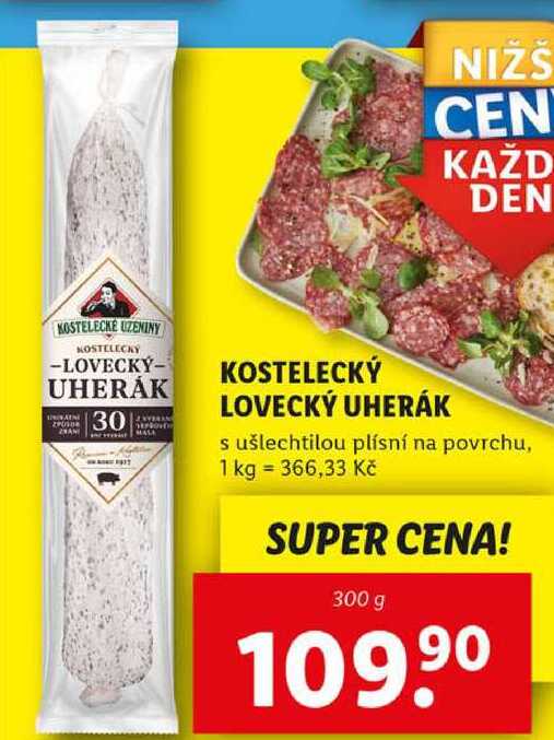 KOSTELECKÝ LOVECKÝ UHERÁK, 300 g