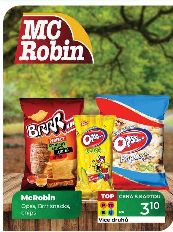 McRobin Opss, Brrr snacks, chips 