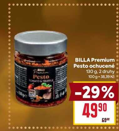 BILLA Premium Pesto ochucené 130 g