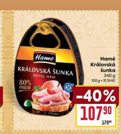 Hamé Královská šunka 340g