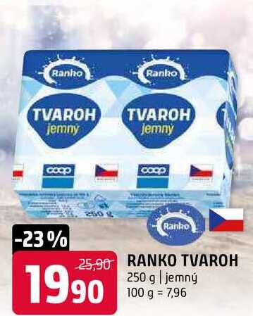 Ranko tvaroh jemný 250 g 