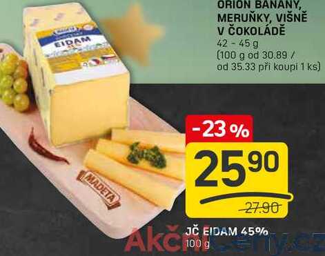 JČ EIDAM 45% 100g