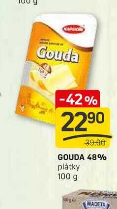 GOUDA 48% plátky 100 g 