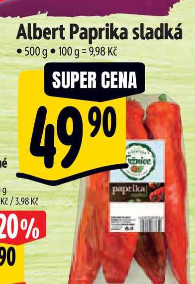   Albert Paprika sladká 500 g  