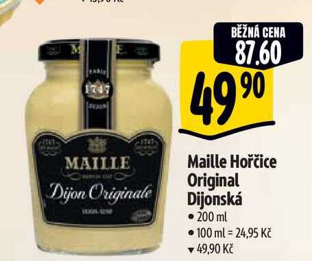   Maille Hořčice Original Dijonská • 200 ml