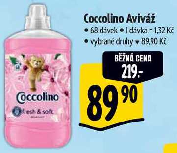 Coccolino Aviváž, 68 dávek