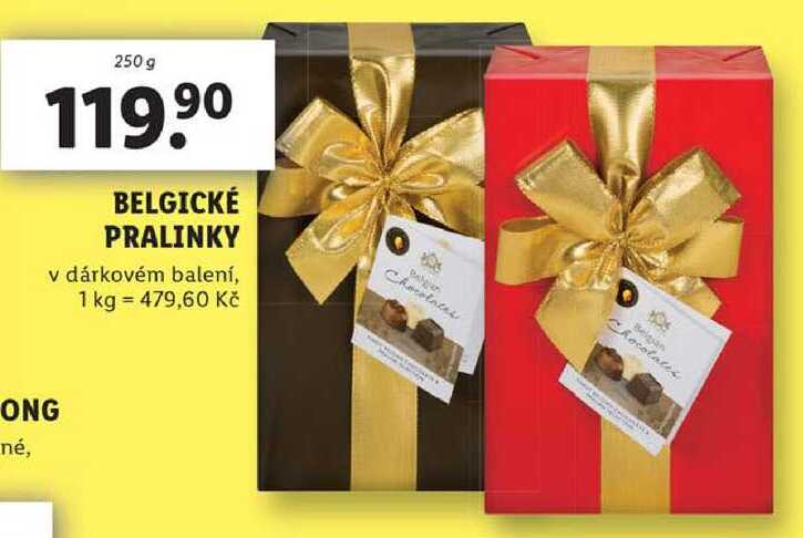 BELGICKÉ PRALINKY, 250 g