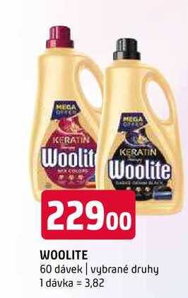 Woolite 60 dávek vybrané druhy 