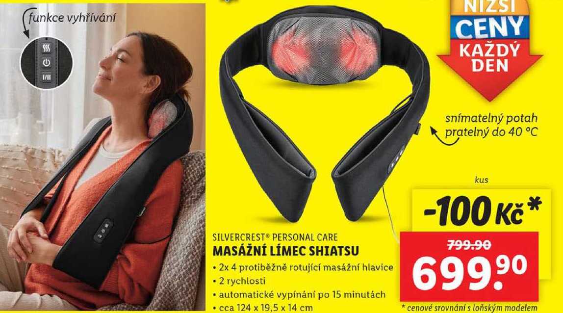 MASÁŽNÍ LÍMEC SHIATSU 