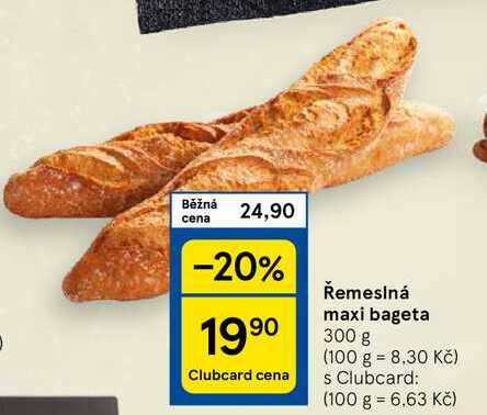 Řemeslná maxi bageta, 300 g 