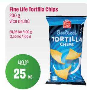 Fine Life Tortilla Chips 200 g 