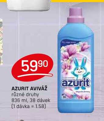 AZURIT AVIVÁŽ různé druhy 836 ml, 38 dávek 