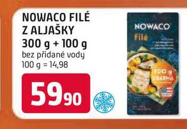 NOWACO FILÉ Z ALJAŠKY 300 g + 100 g