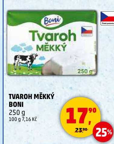 TVAROH MĚKKÝ BONI, 250 g