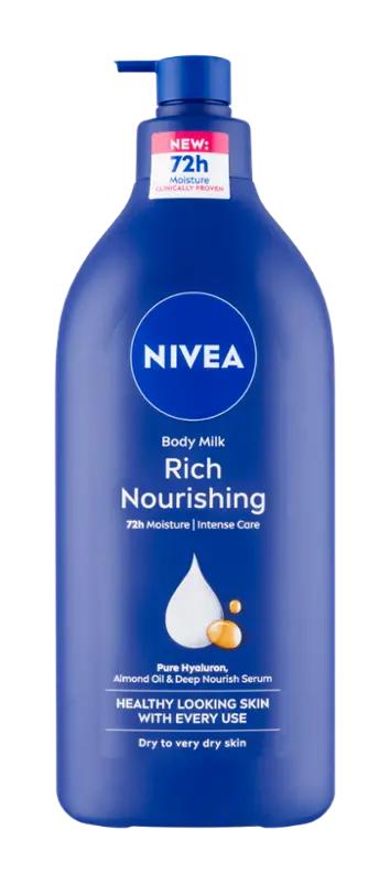 NIVEA Výživné tělové mléko Rich Nourishing, 625 ml